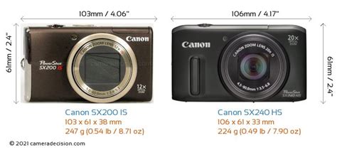 Canon PowerShot SX240 HS vs Canon PowerShot A2200 Karşılaştırma